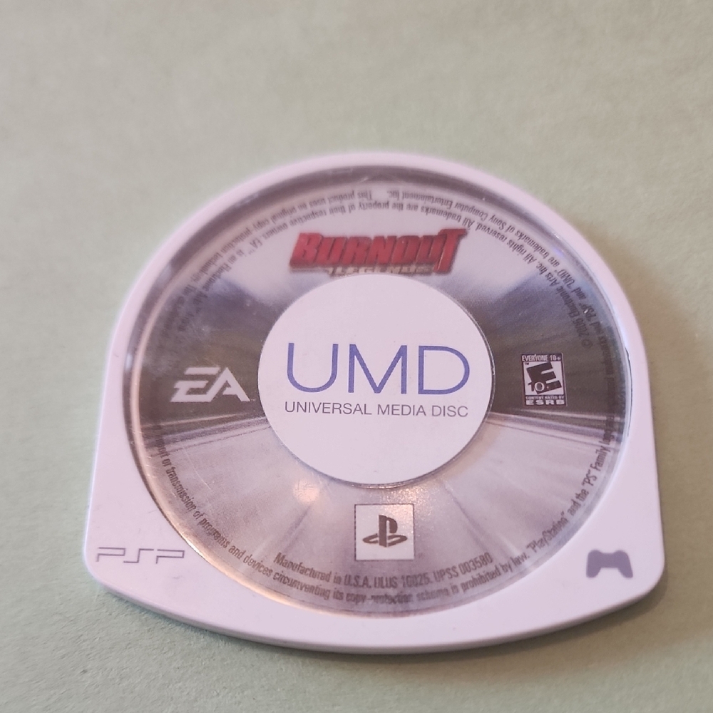 Burnout Legends PSP UMD Disc